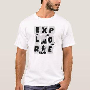 Explore – Camiseta de Aventura para Amantes da Nat