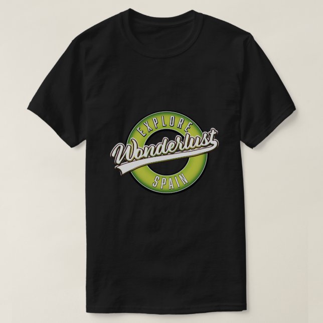 Explore Espanha Maravilha Camiseta (Frente do Design)
