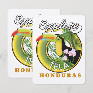 Explore logotipo de viagem Tela Honduras