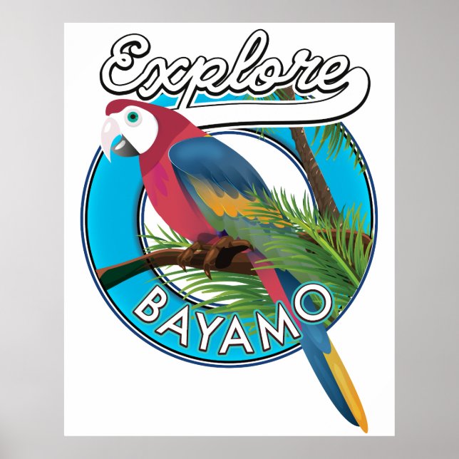 Explore o logotipo do Hawaii Poster (Frente)