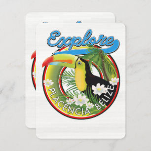 Explore o logotipo do viagem do Placencia Belize