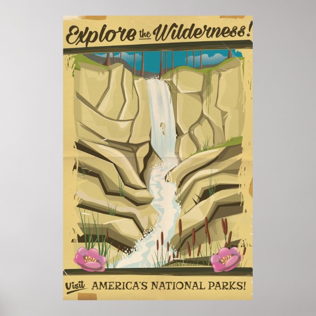 Explore o pôster vintage da Selvajaria! (Frente)