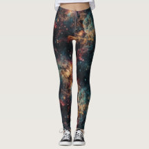 Explore o Universo em Estilo com Leggings Galáxica