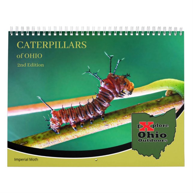 Explore Ohio Outdoor Caterpillars Calendário segun (Capa)
