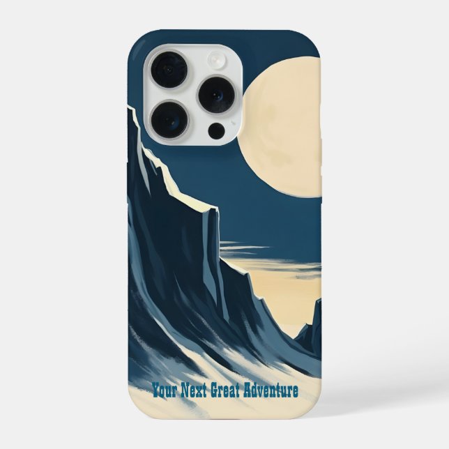 Explore Pluto Vintage Travel Poster - Retro Space (Verso)