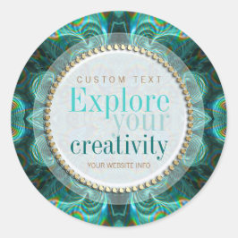 Explore seu adesivo de Fractais de Criatividade