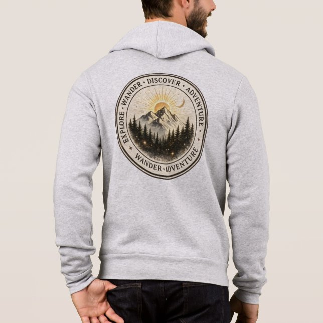 Explore Vague Descubra Camisa com Zíper Montanha I (Verso)