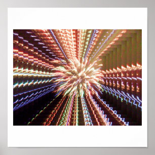 EXPLOSÃO 3D DE poster LUZ