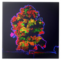 Explosão de árvore neon