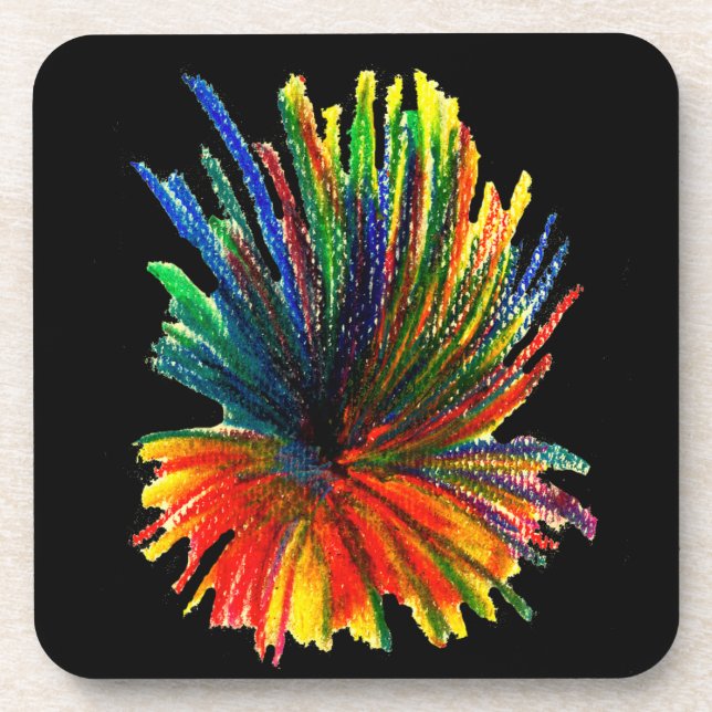 Explosão de cores Porta-copos (Frente)