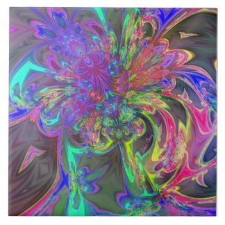 Explosão de incandescência da cor - cerceta & Deva