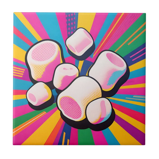 Explosão de Marshmallow Pop Art (Frente)
