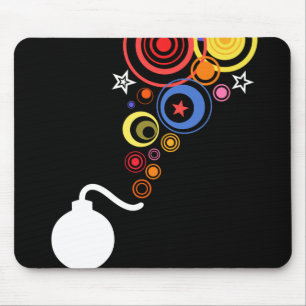 Explosão do arco-íris da desgraça Mousepad