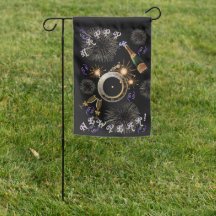 Explosão do Sinalizador de Relógio de Ano Novo