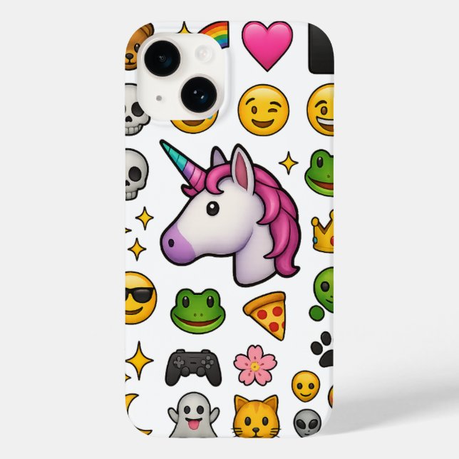 Explosão do Unicorn Vibes Emoji (Verso)