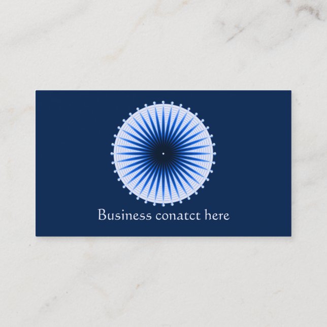 Explosão dos cartões de visitas dos azuis (Verso)