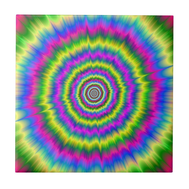 Explosão neon azulejo (Frente)