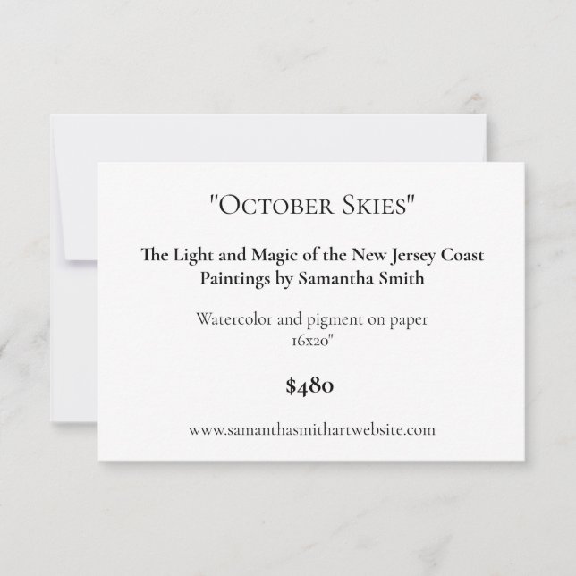 Exposição de Arte Editável Exibindo Cartões de Art (Frente)