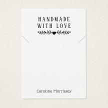 Expositor de Colar de Joias Simples Cinza Carta