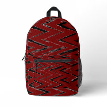 Express Bold Art in Style – Modern Zigzag Backpack