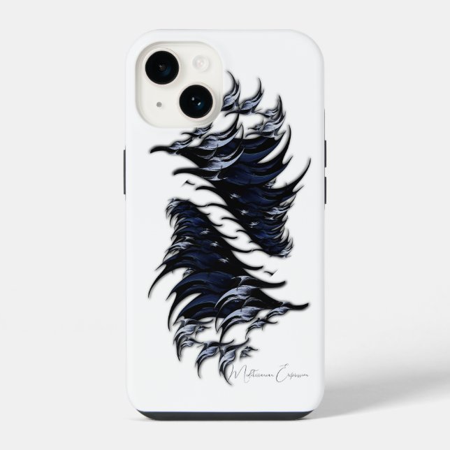 "Expressão Mediterrânica", iPhone 14 Case (Verso)