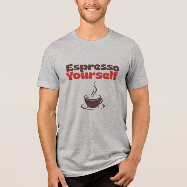Expresse-se – Camiseta para Amantes de Café (Frente)