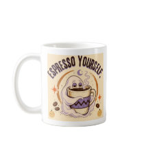 Expresse-se – Caneca Fantasma para Amantes de Café