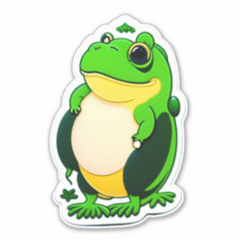 Expresse-se com adesivos com Sapo