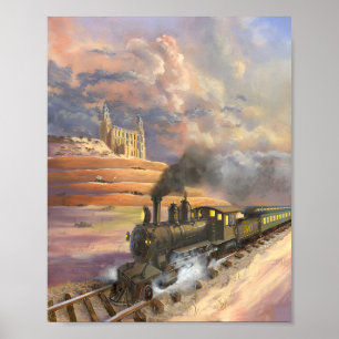 Expresso à Nostalgia: Poster da Estrada de Ferro R