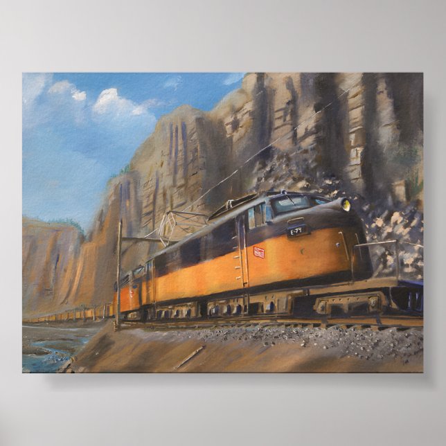 Expresso para ontem: Poster da rodovia-férrea nost (Frente)