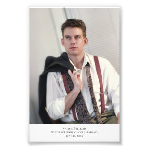 Extensão de Fotografia com Legenda de Retrato Pers