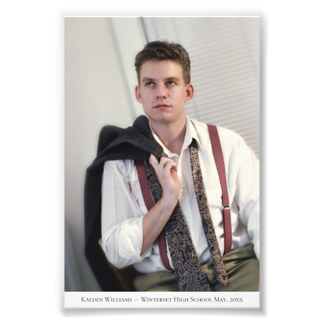 Extensão de Fotografia com Legenda de Retrato Pers (Frente)