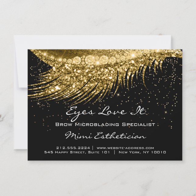 Extensão de traços Depois do Cuidado Dourado Preto (Frente)