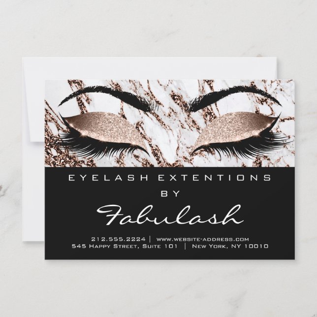 Extensão Lash Instruções Após Cuidados (Frente)