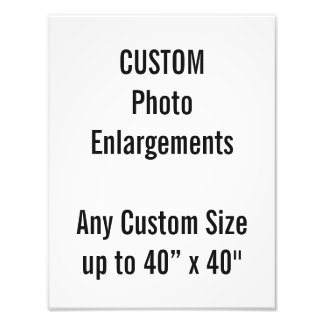 Extensão personalizada de fotos de 10"x13" até 40"