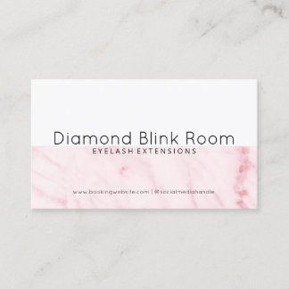 Extensões de Lash Após Cartão de visita