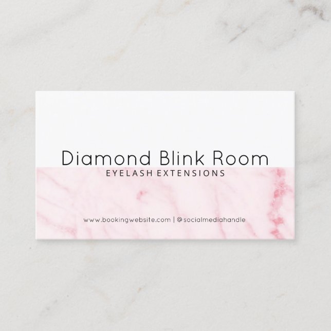 Extensões de Lash Após Cartão de visita (Frente)