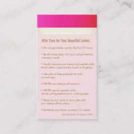 Extensões Eyelash Rosa Quente Após a Referência