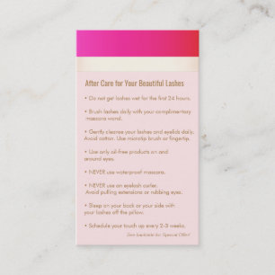 Extensões Eyelash Rosa Quente Após a Referência