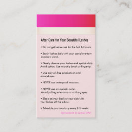 Extensões Eyelash Rosa Quente Após a Referência