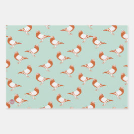 extravantes Taubendekor , Bambi und Pudelmuster 