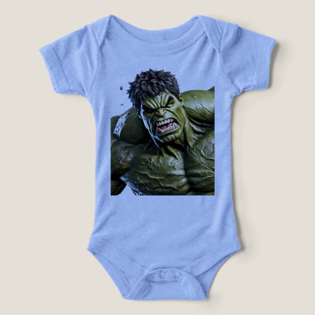 Extreme Close-Up of the Enraged Hulk (Design frontal)