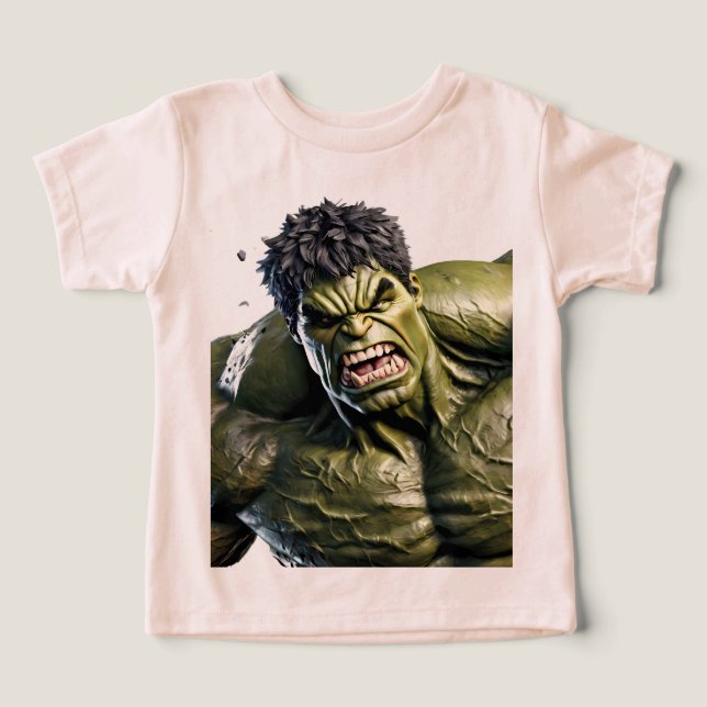 Extreme Close-Up of the Enraged Hulk (Design frontal)