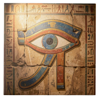 Eye of Horus with Hieroglyphs Egyptian Spiritual 