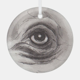 Eye of the Hippo – Gaze Collection Glass Ornament