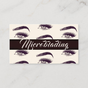 Eyelash Extensions Beauty Salon Cartão de visita