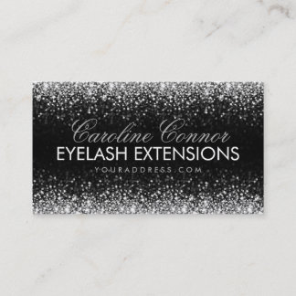 Eyelash Extensões Glitter Cartão de visita de Chuv