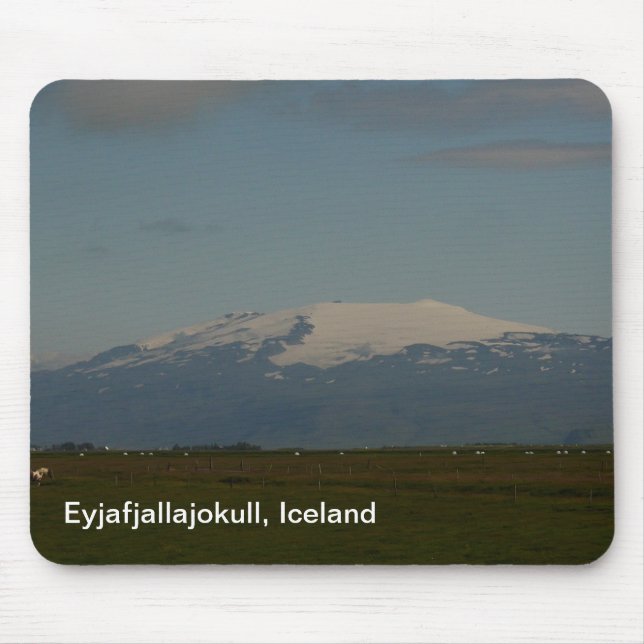 Eyjafjallajokull Islândia Mousepad (Frente)