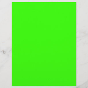 EZ-C Papel de carta Verde Brilhante/Cabeça Letal