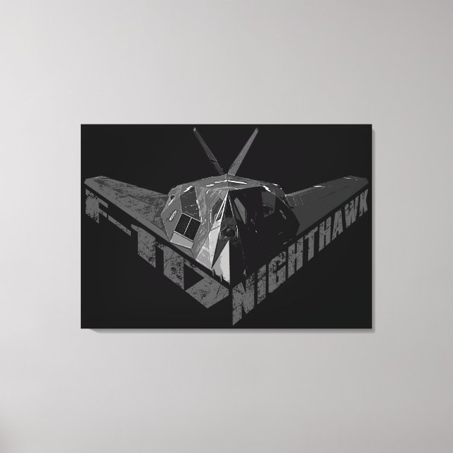 F-117 Canvas noturna (Frente)